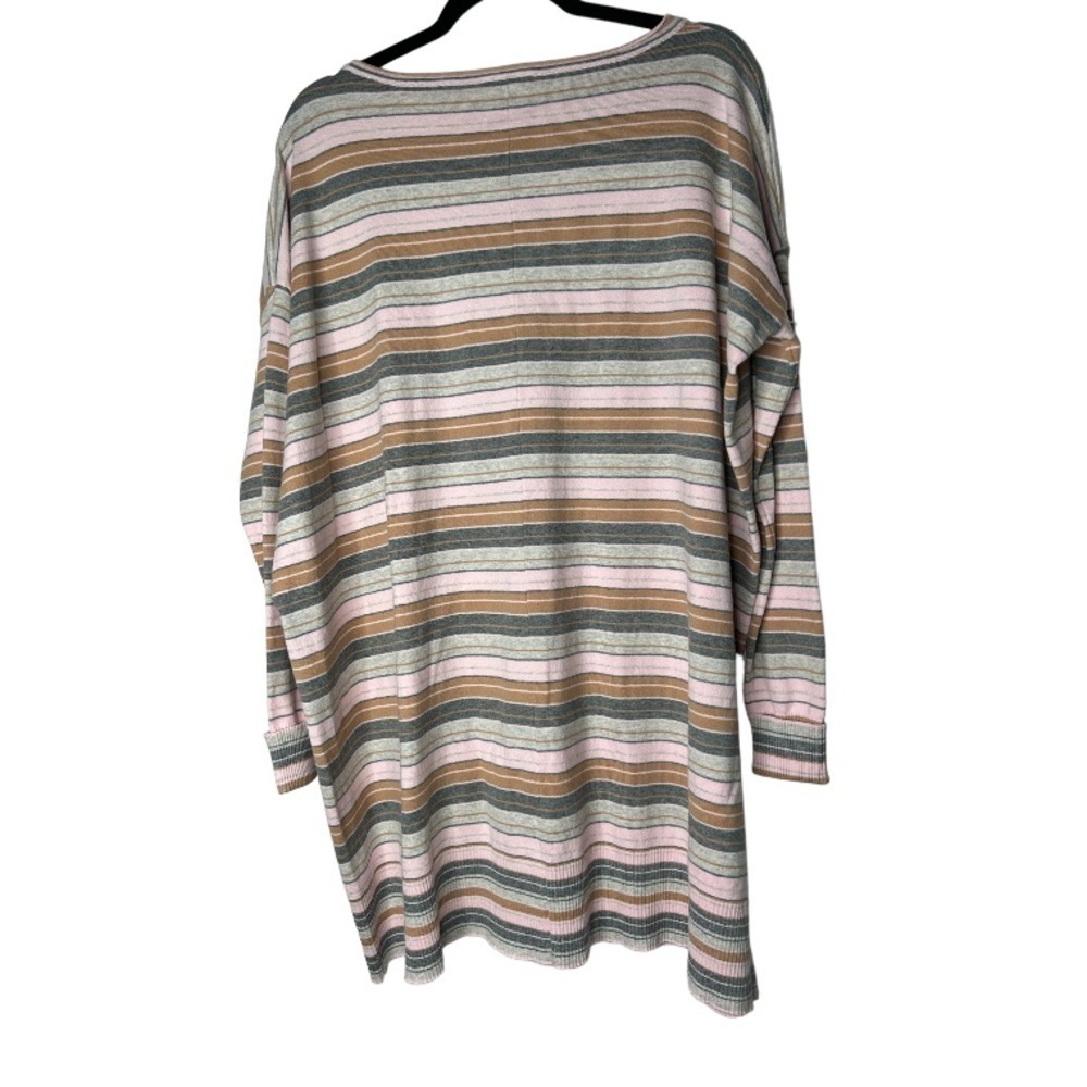 Storia Multi Color Stripe Cozy Sweater small - Picture 2 of 6